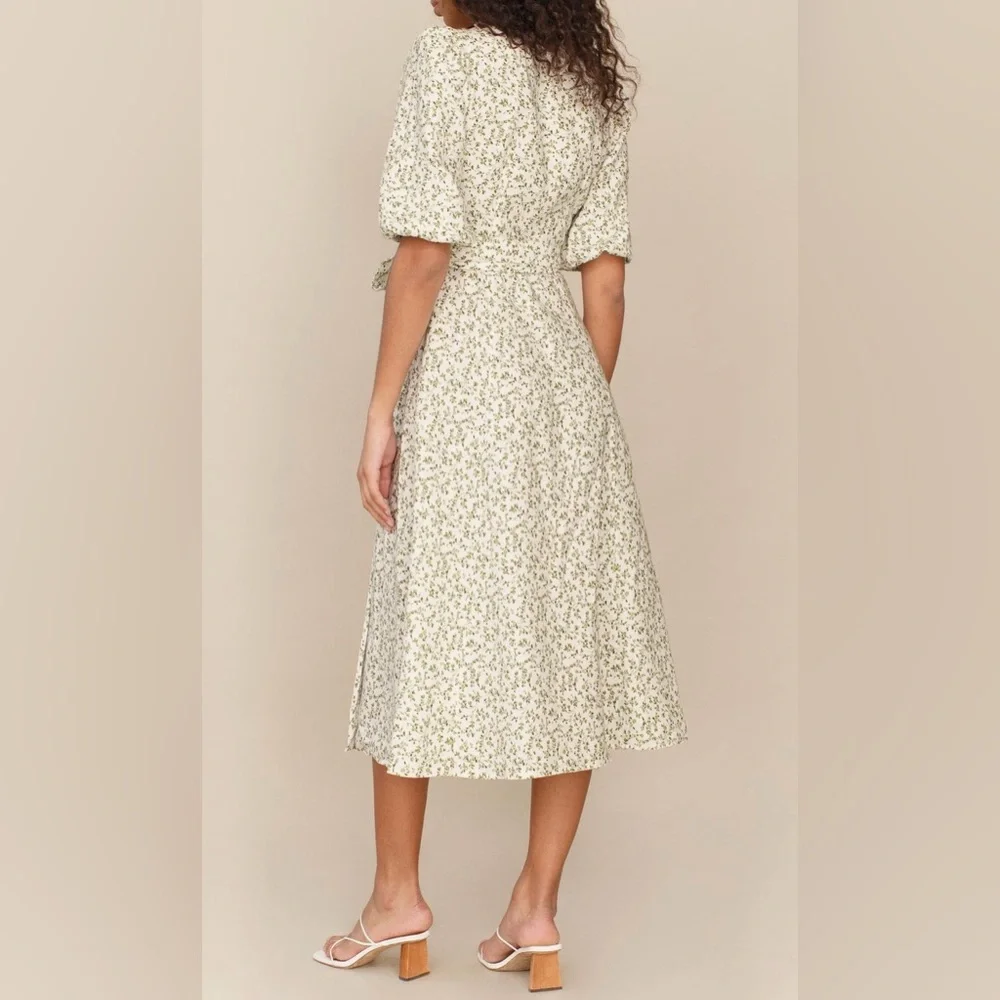 Reformation Mint Linen Dress - Picture 10 of 17